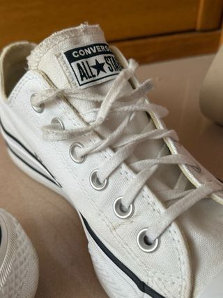 Converse Blancas Plataforma