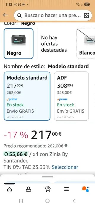 Stampante Brother DCP-T580DW