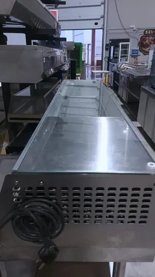 Vitrina tapas cristal recto