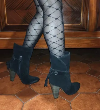 Stivaletti NUOVI Luzzi vera pelle n.38