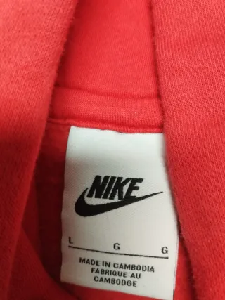Sudadera Nike Roja Oficial