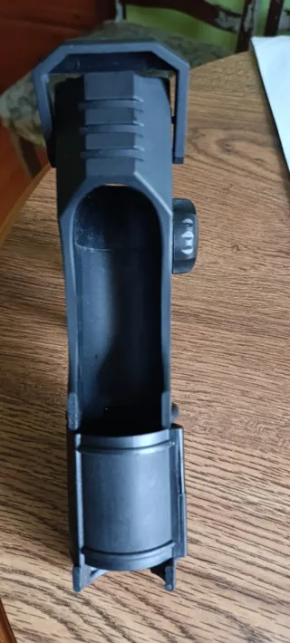 Cañero de pesca negro (ideal para kayaks y patos )