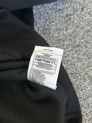 Sudadera Carhartt Talla S Negra