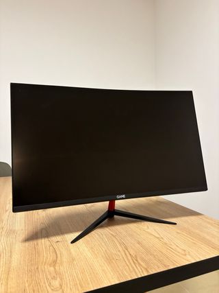 Monitor GAME 165Hz Curvo Negro/Rojo