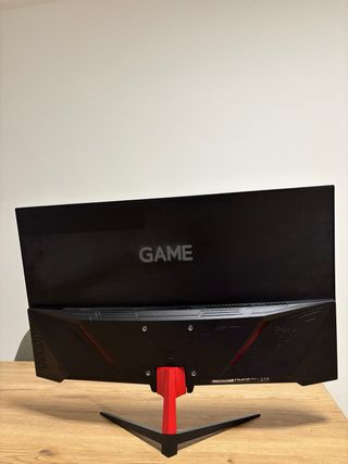 Monitor GAME 165Hz Curvo Negro/Rojo
