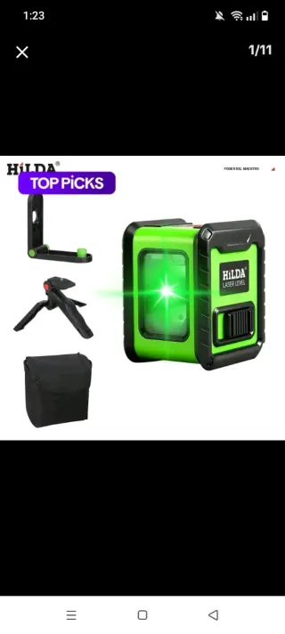 Nivel Láser Verde Hilda