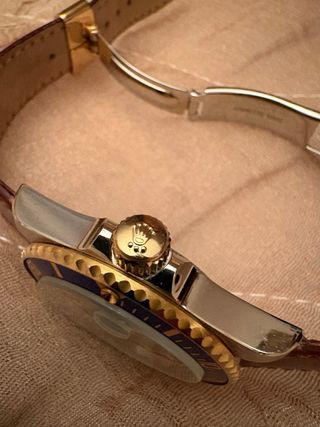 Orologio Automatico Blu/Oro