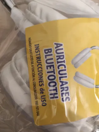 Auriculares Bluetooth RGB Blancos