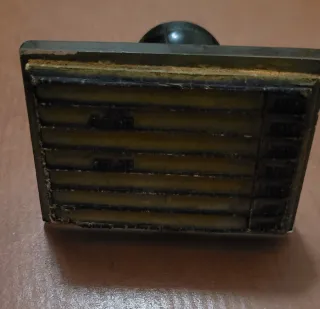 Antiguo tampón sello de oficina