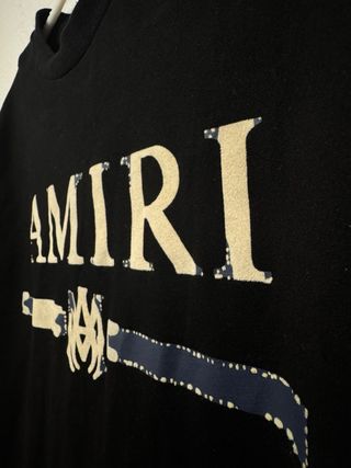 Camiseta Amiri Negra Logo