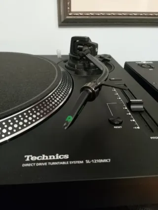 Technics SL 1210 MK7 Tocadiscos Negro