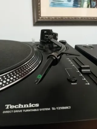 Technics SL 1210 MK7 Tocadiscos Negro