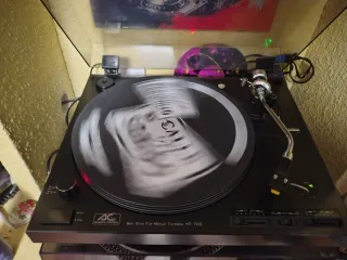 2 Platos DJ Acustic Control Tracción Correa