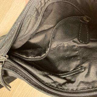 Bolso bandolera cruzado piel negro hombre