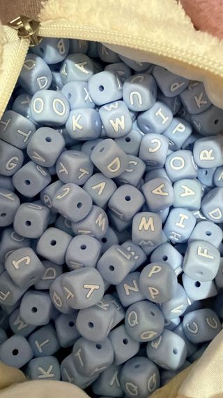 Letras de silicona colores
