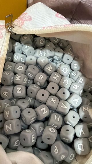 Letras de silicona colores
