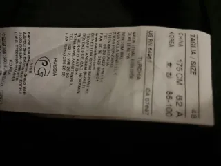 Completo uomo Benetton tg.48 nero