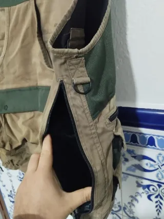 Chaleco de Caza BENISPORT Beige/Verde Talla XL