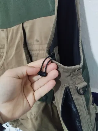 Chaleco de Caza BENISPORT Beige/Verde Talla XL