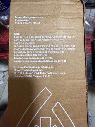 Giga Router NOS hitron chita hub5