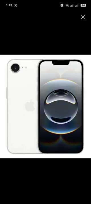 iPhone 16e Blanco 128GB Nuevo