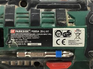 taladro a bateria parkside pbsa 20-li a1