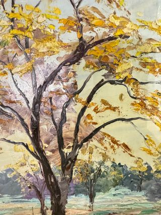 Quadro a óleo assinado Carmen H. 1970