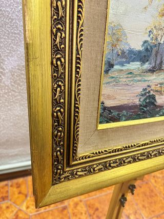 Quadro a óleo assinado Carmen H. 1970