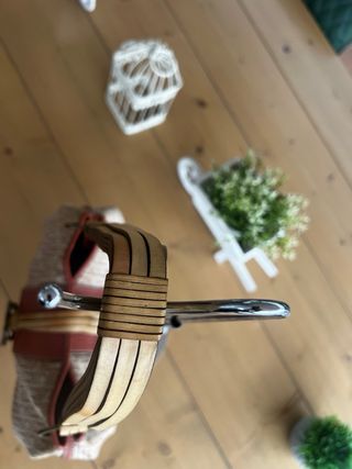 Bolso Carolina Herrera Beige y marrón anaranjado