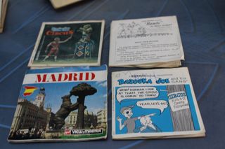 Gaf View-Master visor + lote de ruedas estereoscópicas. Stereo Reel