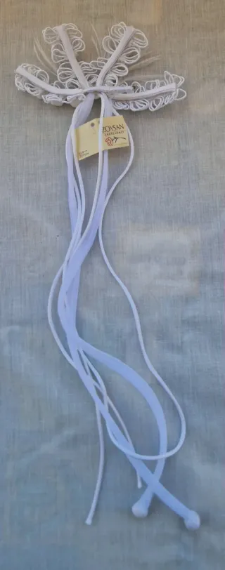 2 Tocados de comunión flores y perlas