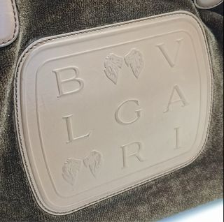 Bolso Bvlgari Marrón y Beige
