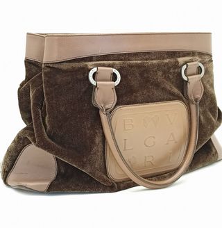 Bolso Bvlgari Marrón y Beige