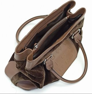 Bolso Bvlgari Marrón y Beige