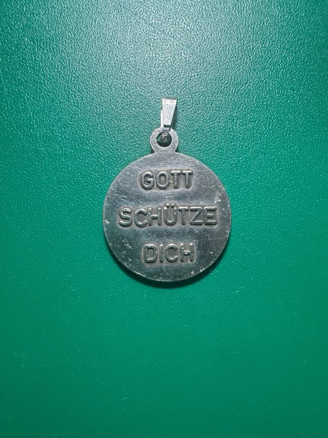 Medalla San Cristóbal Plata en Alemán