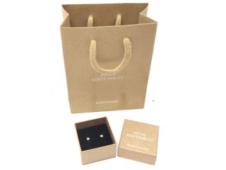 pendientes oro 18k con piedra