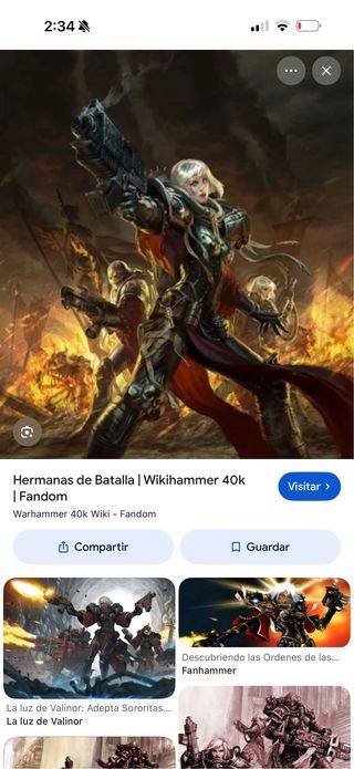 Pack de figuras Warhammer 40k hermana batalla