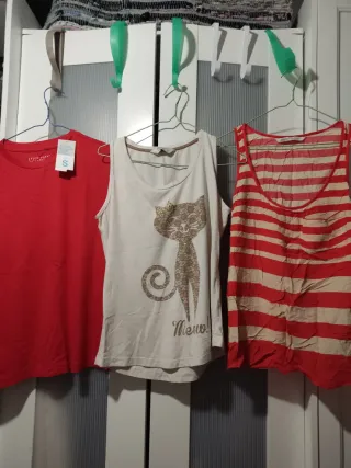 Lote de camisetas sin mangas