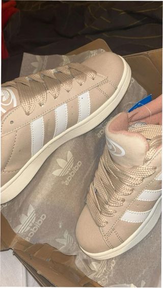 Adidas Campus Beige/Rosa Talla 40