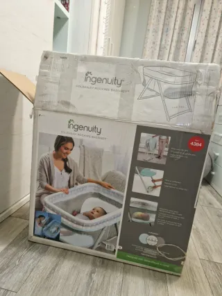 Cuna de viaje plegable