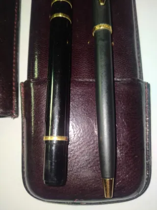 Juego de Pluma y Bolígrafo Waterman con estuche