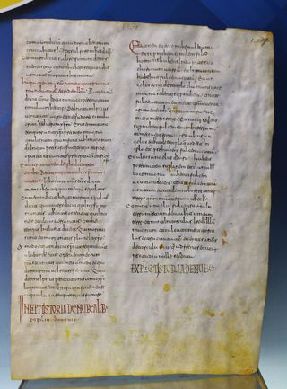 Beato Emilianense. Lagar. Lámina facsímil.