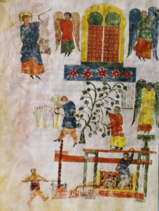 Beato Emilianense. Lagar. Lámina facsímil.