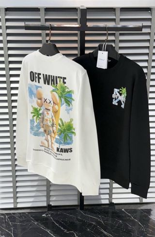 Felpa Off-White Kaws