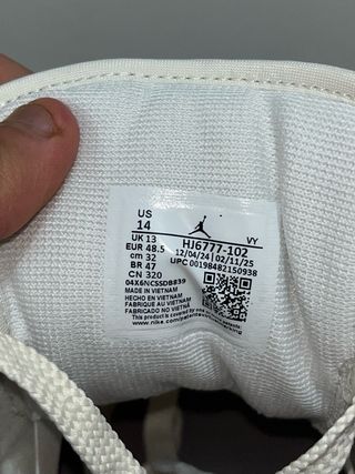 nike Jordan CMFT Era Beige/Bianco Tg 48.5