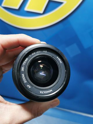 Objetivo zoom Minolta MD 35-70 mm 1:3.5-4.Montaje Minolta MD 35-70 mm f3,5 Minolta