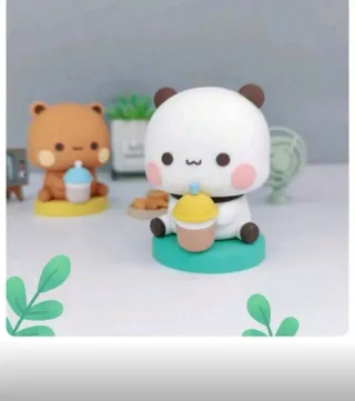 Figuras Bubu Dudu con pato y caballo balancín