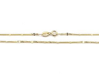 cadena oro 18k 22cm