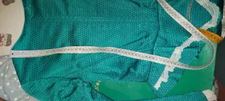 Corpiño Fallera gris y verde