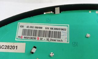 Cuadro instrumentos peugeot 529224 9658138280 407